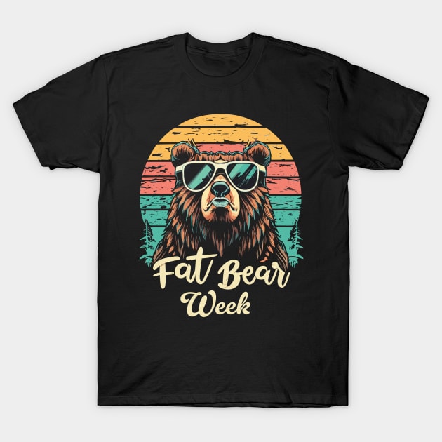 Fat Bear Week T-Shirt by Space Monkeys NFT